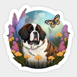 St. Bernard Dog Sticker